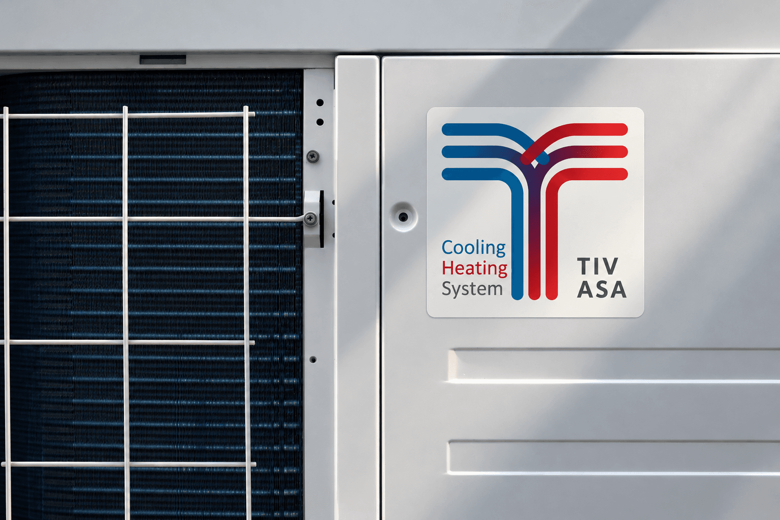 Close-up of HVAC equipment and ventilation grille